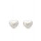 Kate Spade New York Silver Heart You Stud Earrings - Silver