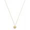 Coach Gold C In Heart Necklace