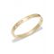 Coach Gold Cut Out C Logo Hinge Bangle - Gold