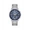 Boss Silver Blue Strike Chronograph Watch