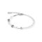 Coeur De Lion Silver Asymmetrical Mini Fusion Pearls Cubes Bracelet - Silver