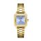 CLUSE Gold Gracieuse Petite Square Lilac Watch - Gold