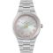 Vivienne Westwood Silver Merton Peach Round Dial Watch - Silver