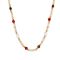 Over & Over Gold 14k Stainless Steel Tiger's Eye Beaded Necklace