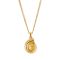 Over & Over Gold 14k Stainless Steel Spiral Shell Necklace - Gold