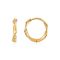 Over & Over Gold 10mm Twist Earrings - Gold