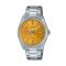 Casio MTP Yellow Dial Watch MTP-1302PD-9AVEF
