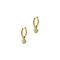 Seek + Find Purpose Gold Opal Hoops - Gold