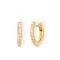Kate Spade New York Gold Pavé Huggies - Gold