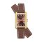 CLUSE Gold Belisenna Mocha Double Leather Watch - Gold
