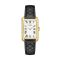 CLUSE Gold Belisenna White Black Leather Watch - Gold