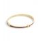 Coach Gold Red C Logo Boxed Bangle - Gold