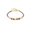 Coeur De Lion Gold Brown Wave Cube Flow Bracelet - Gold