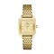 CLUSE Gold Gracieuse Petite Lace Square Watch - Gold