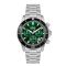 Boss Silver Sealiner Green Black Dial Watch