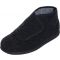 Cosyfeet Robbie Single Slipper Charcoal - Left Foot Extra Roomy