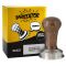 Baristator Tamper 58.6mm High Precision Brown Wooden Handle