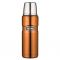 Thermos King Stainless Steel Insulated Bottle Orange Copper - 47cl - BPA free