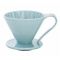 Cafec Arita Flower Dripper Blue - 4 Cups