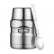 Thermos King Food Flask with Spoon Stainless Steel - 47cl - BPA free