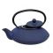 OGO Living 0.80L blue Fuji cast iron teapot + Free gift