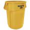 Rubbermaid - 167 litran brute-astia jossa ilmanvaihto – keltainen