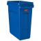 Rubbermaid - Slim jim -astia jossa on ilmanvaihto – 60 l – sininen
