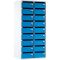 Postikaappi metallista sininen 18 lokeroa 133 x 60 x 50 - Witre