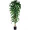 Vepabins - Keinotekoinen kasvi ficus benjamina vihreä korkeus 210cm