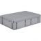 Schoeller allibert - 28 l harmaa vankka eurosäiliö saranoitu kansi 600x400x161 mm