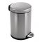 Simplehuman - Roskakori polkimella pyöreä 4,5 litran ruostumaton teräs