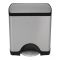 Simplehuman - Roska-astia suorakaiteen muotoinen ruostumaton teräs poljin 50 l