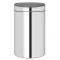 Brabantia - Roskakori touch bin uusi 40l roskakori ruostumatonta terästä - brabantia