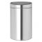 Brabantia - Roskakori touch bin uusi tri 23/10l roskakori matta ruostumatonta terästä - brabantia